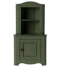 Maileg Miniature Corner Cabinet - Dark Green