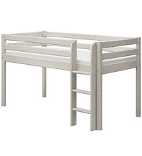 Flexa Halbhohes Bett m. Gerade Leiter - Classic+ - 210x110x120 c