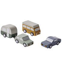 Flexa Cars - Wood - Play - 4 Parts - Multi