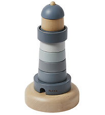Flexa Play Stacking Tower - Lighthouse - Wood - Play - Multi