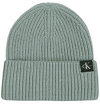 Calvin Klein Mütze - Strick - Monogramm - Meteor Green