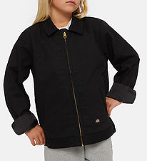 Dickies Jacket w. Fleece - Cropped - Eisenhower - Black