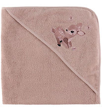 Nørgaard Madsens Babyhandduk - 100x100 cm - Pale Mauve m. Bambu