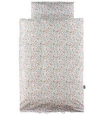 Nørgaard Madsens Bedding - Baby - White w. Flowers