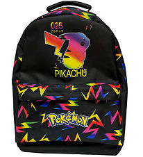 Pokémon Backpack - Large - 43x30x14 cm - 15L - Black w. Neon pri