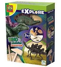SES Creative Excavation - Explore - Stegosaurus and Skeleton