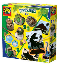 SES Creative - Cast & Paint - Dinosaurs w. Scratch sheet