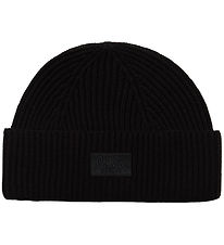 Lala Berlin Beanie - Wool/Acrylic - Lines - Black