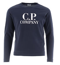 C.P. Company Blouse - Total Eclipse Blue/White w. Logo