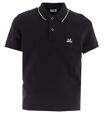 C.P. Company Polo - Black w. White