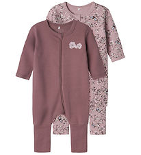 Name It Nightsuit - Noos - NbfNightsuit - 2-Pack - Grape Shake