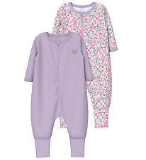 Name It Nightsuit - Noos - NbfNightsuit - 2-Pack - Pastel Lilac