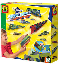 SES Creative - Paper airplane w. Launch pad