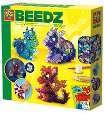 SES Creative Perlur - Strauperlur - 1800 Stk. - 3D Dreki