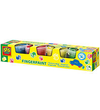 SES Creative Finger Paint - 4x110ml - Primary colours