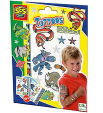SES Creative Tattoos - Animal Warriors - 45 pcs