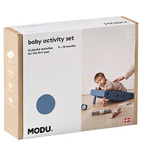 MODU Baby Motorik set - 10 Parts - Deep Blue/Sky Blue