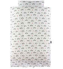 Nørgaard Madsens Bedding - Junior - White w. Police cars