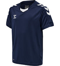Hummel Stuttermabolur - HmlCore XK Poly Jersey - Marine