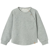 Lil' Atelier Peysa - NmmLander - Grey Melange