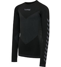 Hummel Training Long Sleeve Top - First Seamless Jersey - Black