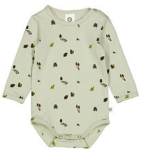 Müsli Bodysuit L/æ - Forest - Soft Green/Mustard/Bark