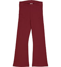 Müsli Trousers - Cozy Me Sweat Flared - Cabernet