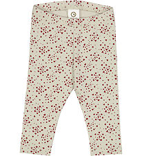 Müsli Leggings - Love - Soft Green/Cabernet