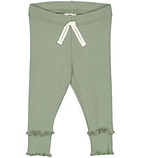 Leggings Müsli - Rib - Cozy Moi - Poésie Green