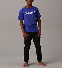 Calvin Klein Pyjamas - Blå/Svart m. Vit