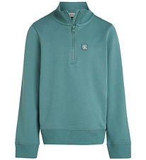 Calvin Klein Sweatshirt - Monogramm Mini Badge Half-Zip - North