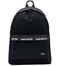 Lacoste Backpack - Black w. Logo Stripe