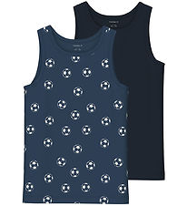 Name It Undershirt - NkmTank - 2-Pack - Dark Denim