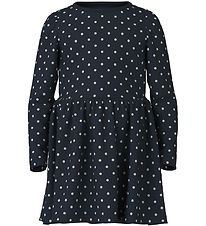 Name It Klänning - NmfVivia - Noos - Dark Sapphire/Dots Aop In B