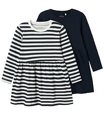 Name It Klänning - NmfVivia - Noos - 2-pack - Dark Sapphire/Pack