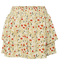 Vero Moda Girl Skirt - VmBia - Oyster Gray/Tomato