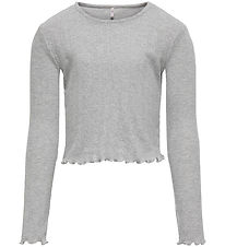 Kids Only Blouse - CookCarlotta - Light Grey Melange