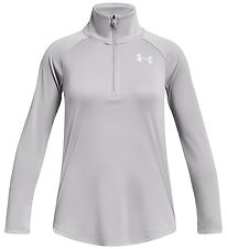 Under Armour Blouse w. Zipper - Tech Graphic - Pitch Grey