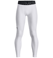 Under Armour Leggings - HG Amour - White w. Black