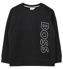 BOSS Sweatshirt - Black w. White