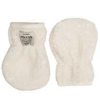 Mini A Ture Fäustlinge - Fleece - MatWolmer - Angora Cream