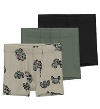 Name It Boxer nærbuxur - Noos - NmmTights - 3 Pakki - Peyote