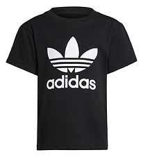adidas Originals T-shirt - Trefoil - Black