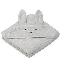 Liewood Baby towel - 70x70 cm - Albert - Rabbit Grey