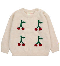 Bobo Choses Blouse - Knitted - Cherry - Off White