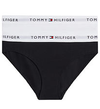 Tommy Hilfiger Slips - 2er-Pack - Schwarz/Weiß