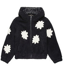 Marni Fleece Jacket - Black w. White