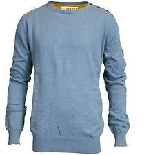 Hound Blouse - Knitted - Dusty Blue Melange