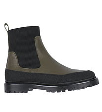 Angulus Boots - Black/Olive