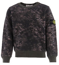 Stone Island Sweatshirt - Schwarz Meliert